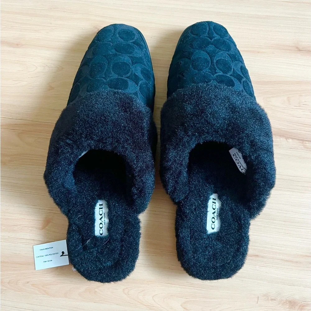 Coach Sherpa Flat Mule In Signature
Suede#CCX65 Women 9.0 US - Picture 4 of 9